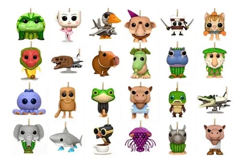 🔥Last Day 49% OFF - 🎁Tung Tung Tung Sahur Italian Brainrot Countdown 24Days Advent Calendar