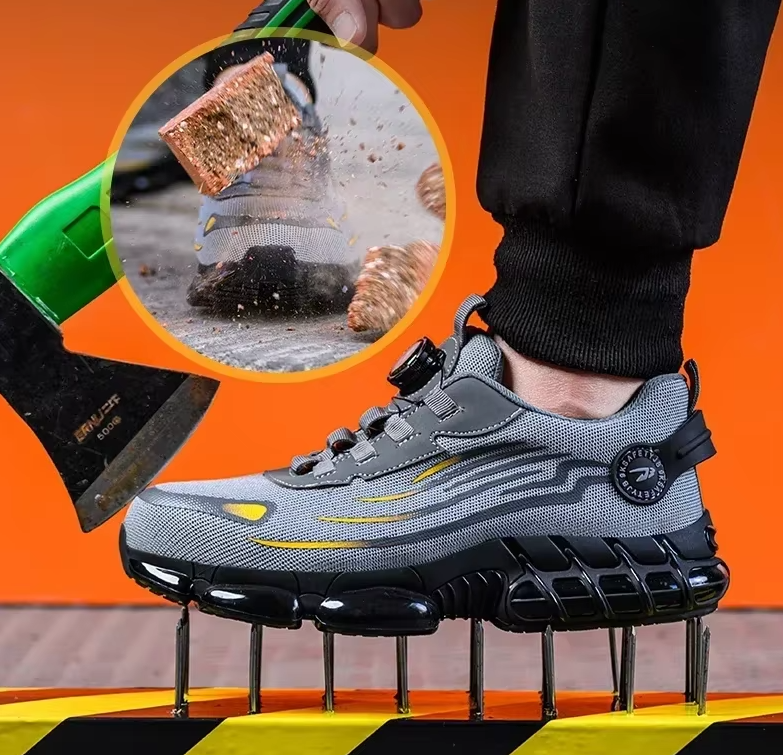 🔥Last day promotion!🔥Free shipping🧱Steel toe shoes, lightweight and safe air cushion shoes