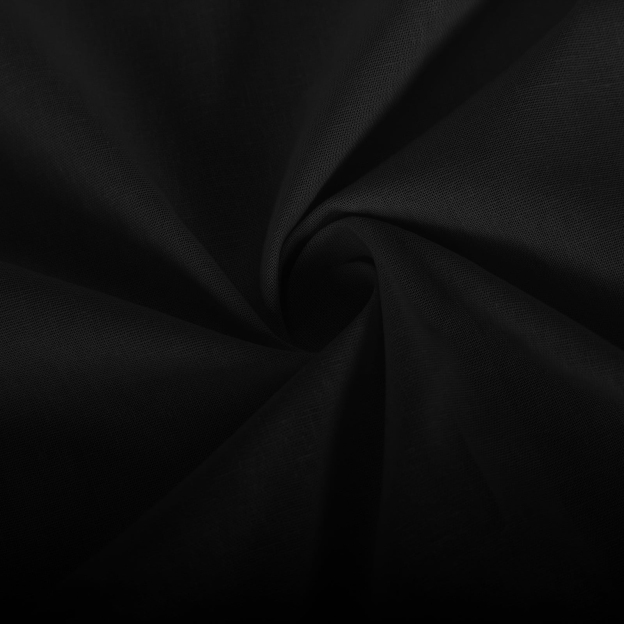 Summer solid color women's loose-fitting nine-point sleeve cotton and linen shirt