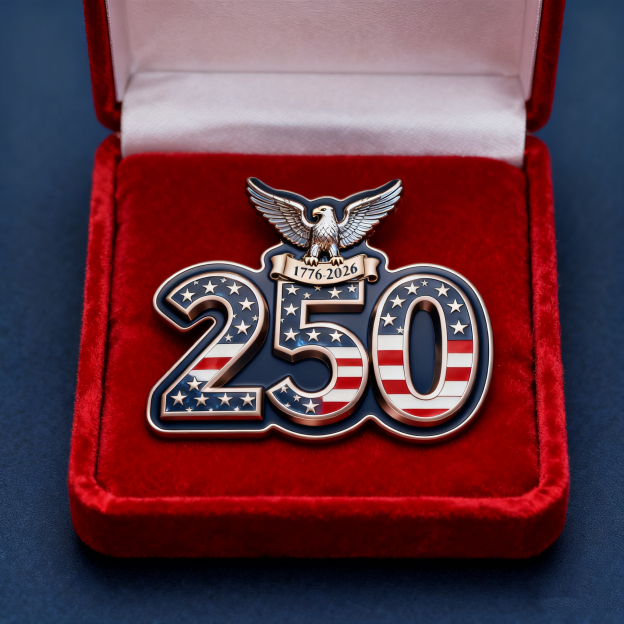🇺🇸 250th Anniversary Commemorative Brooch