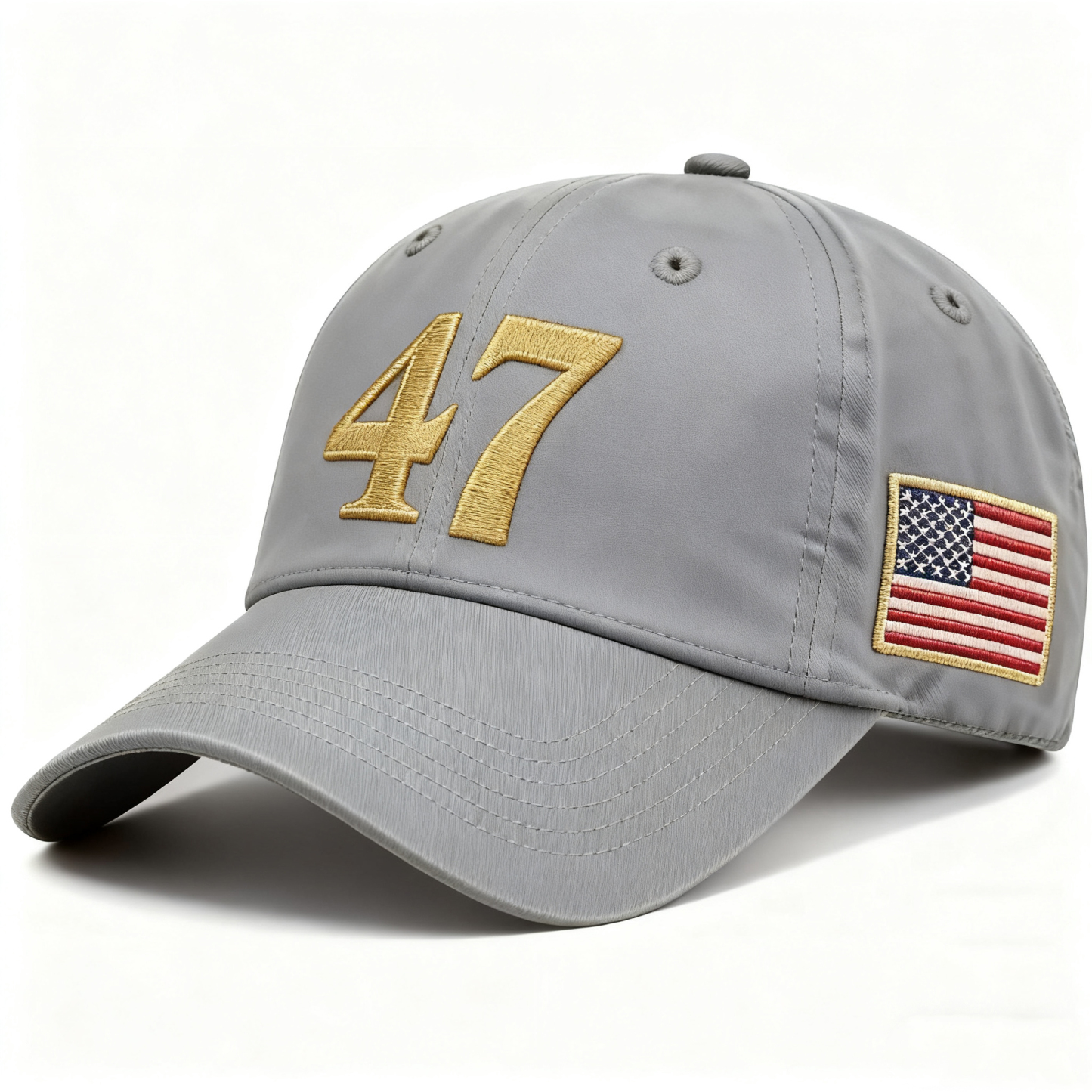 🇺🇸 47 Embroidered Baseball Cap – With American Flag Patch
