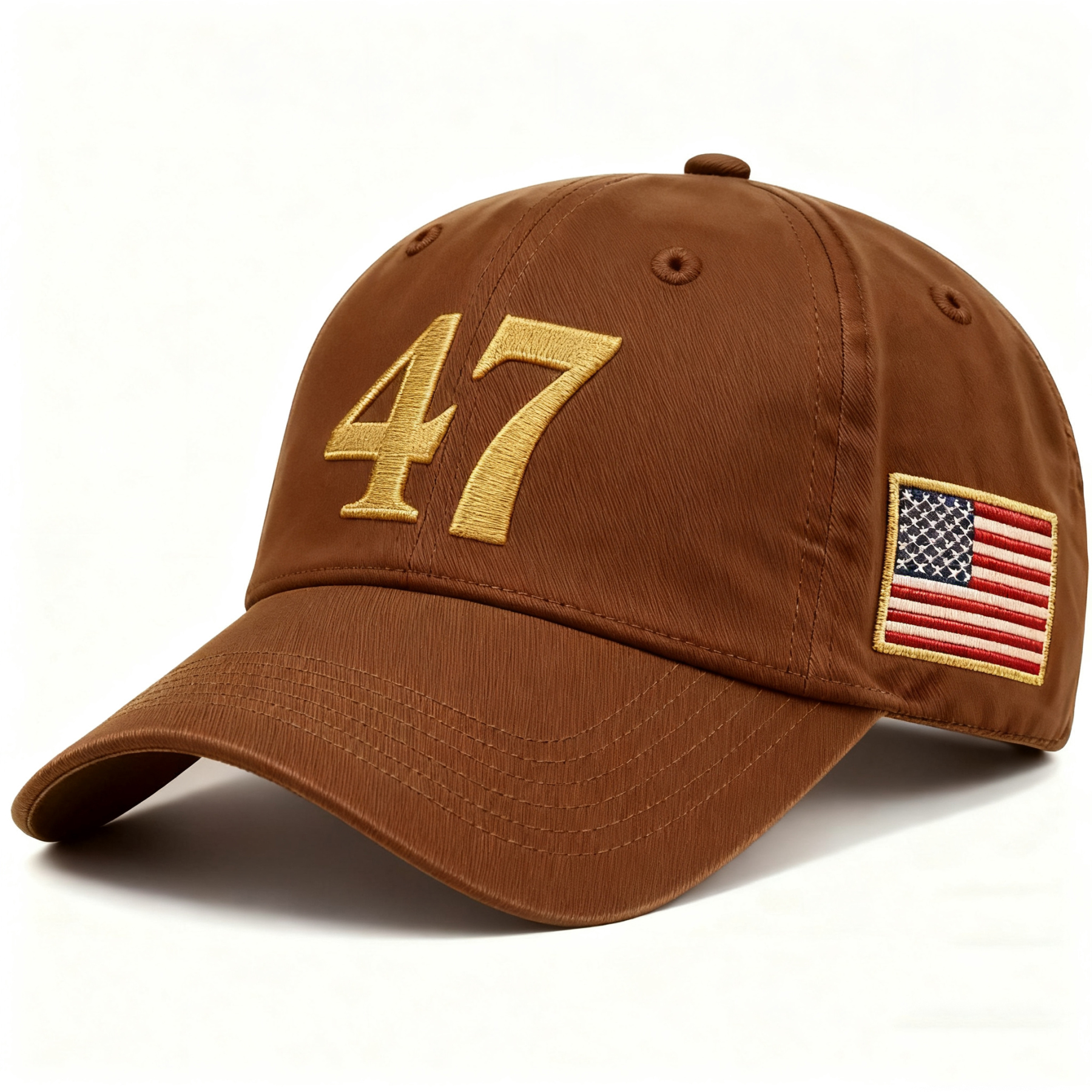 🇺🇸 47 Embroidered Baseball Cap – With American Flag Patch