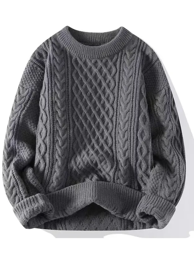 🎄 Clearance Sale 🔥 100% Premium Cashmere Men's Sweater — Classic and Timeless Style