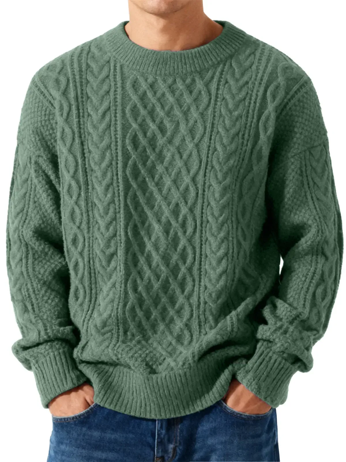 🎄 Clearance Sale 🔥 100% Premium Cashmere Men's Sweater — Classic and Timeless Style