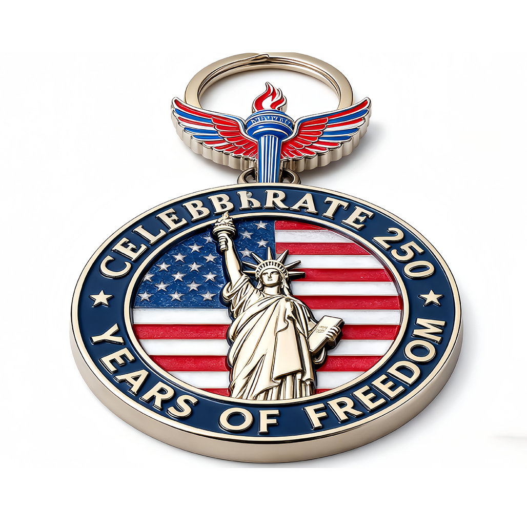 🇺🇸 America 250th Anniversary Keychain (1776–2026)