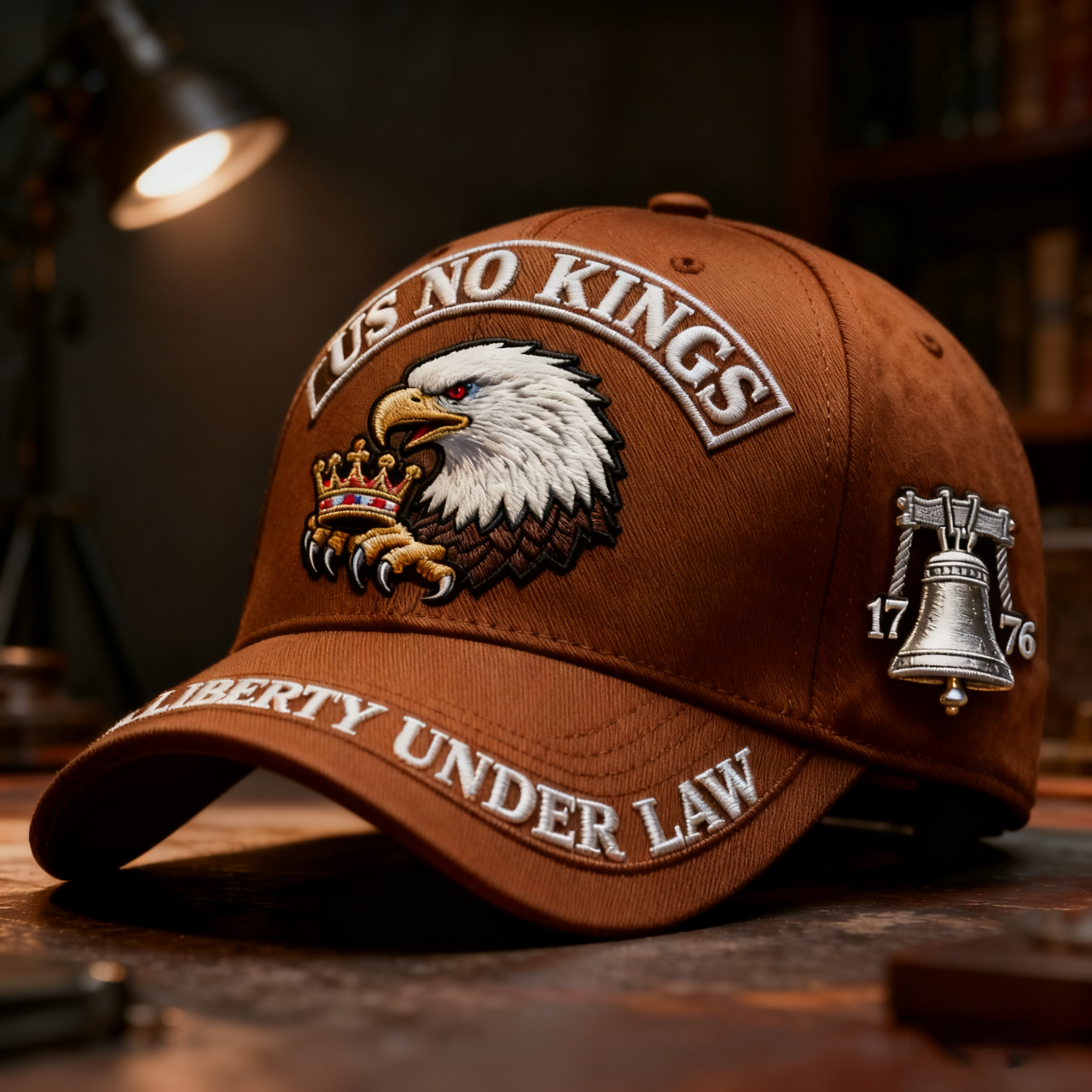 America No Kings  Baseball Cap