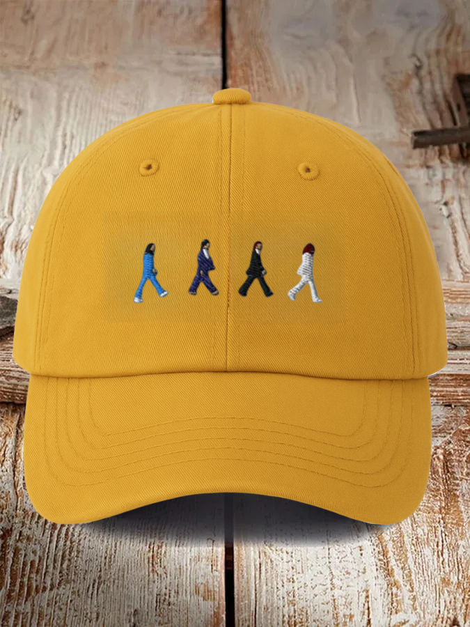 Retro The Band Print Casual Baseball Cap