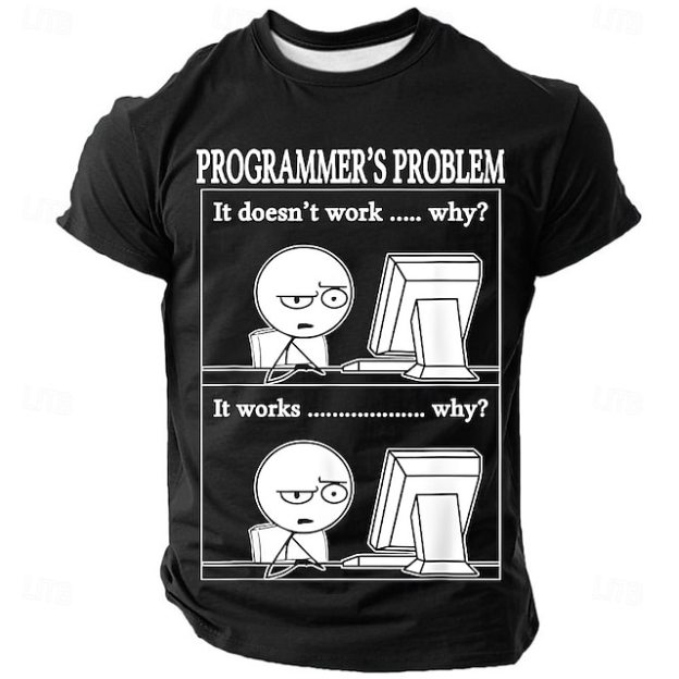 Men's Funny T Shirt Short Sleeve T shirt 3D Print Crew Neck Shirt Fashion Daily Basic Street Casual Black Red Blue Summer Spring Clothing Apparel