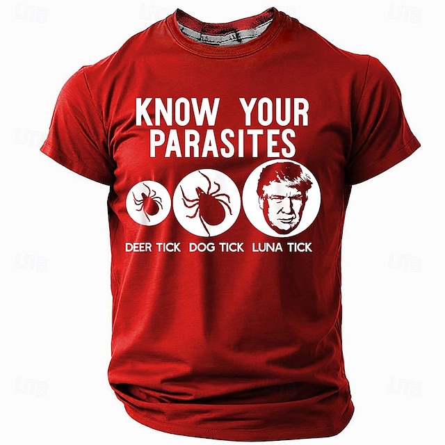  Men's Funny Slang T Shirt Short Sleeve T shirt 3D Print Crew Neck Shirt Fashion Daily Street Daily Clothing