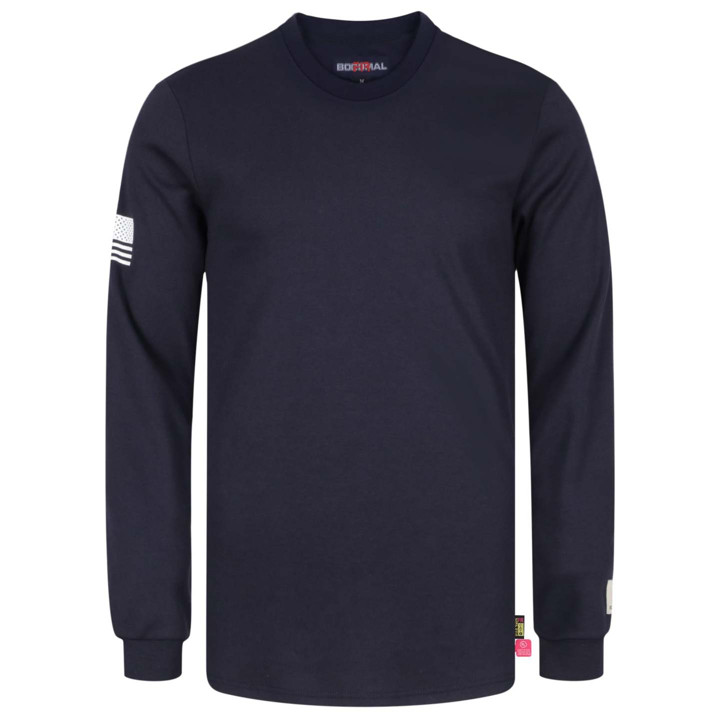 7oz Midweight Flame Resistant Flag/Skull Print Henley T-Shirts NFPA2112 CAT2