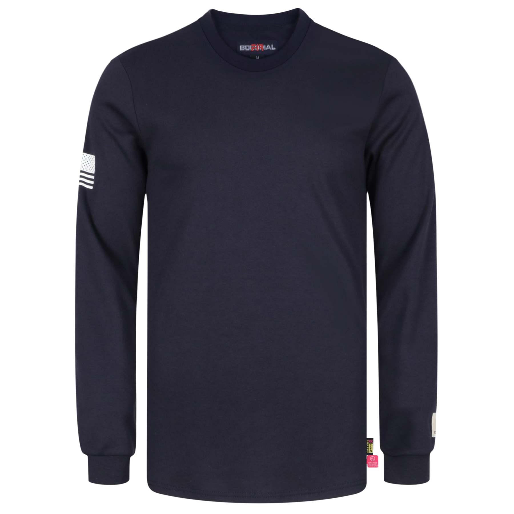 7oz Midweight Flame Resistant Flag/Skull Print Henley T-Shirts NFPA2112 CAT2