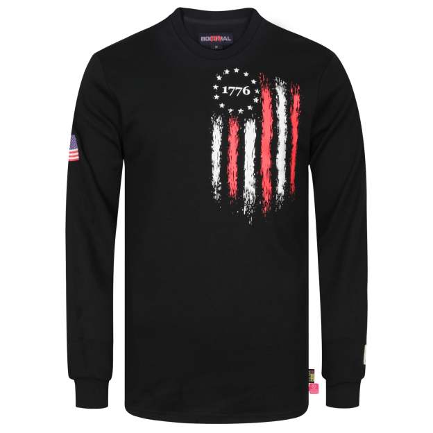 7oz Midweight Flame Resistant Flag/Skull Print Henley T-Shirts NFPA2112 CAT2