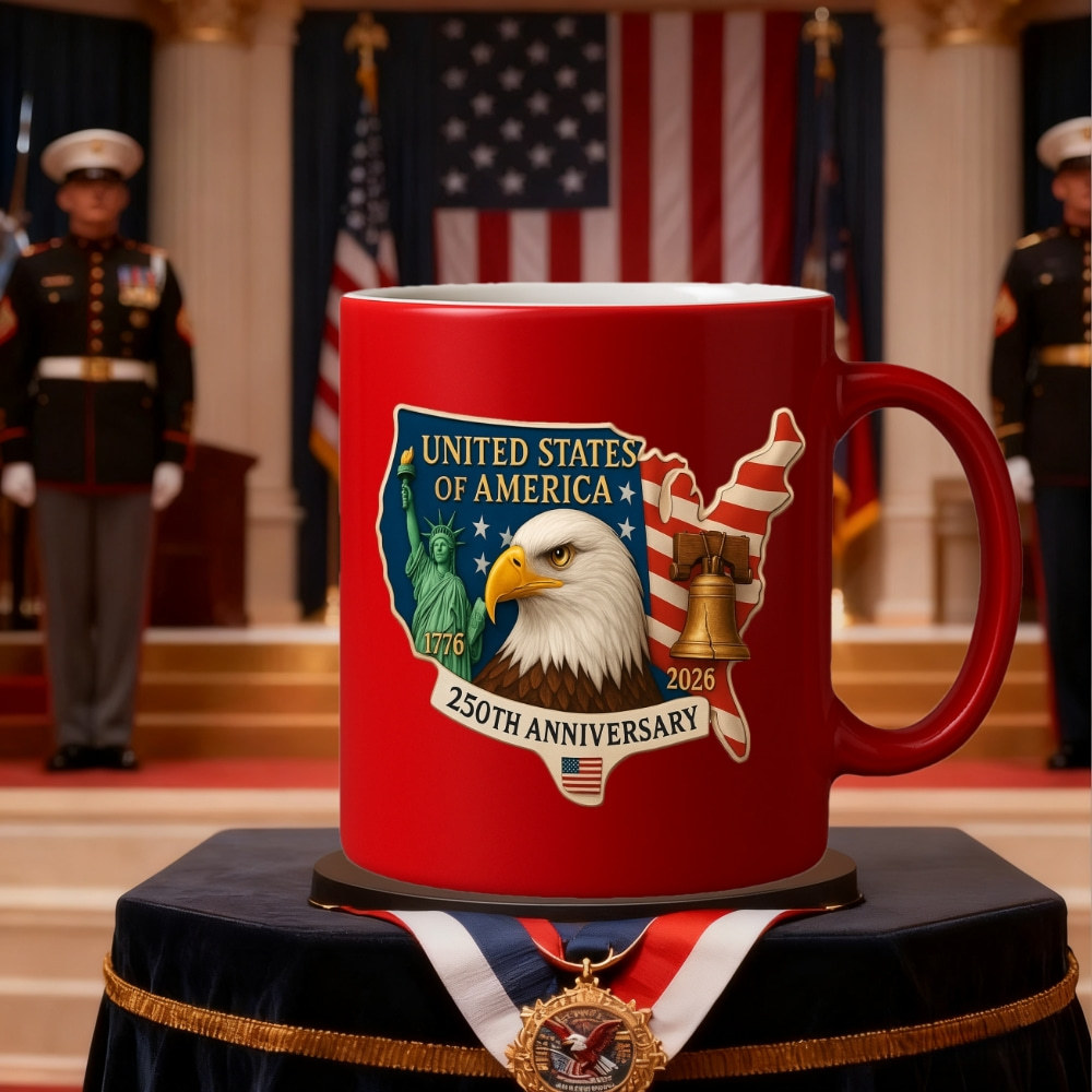 Limited Edition 2026🦅 United States 250th Anniversary – Proudly Celebrating Freedom Mug
