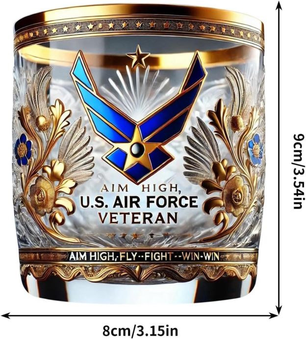 💫[2025 Top Picks]Veteran Tribute Glass