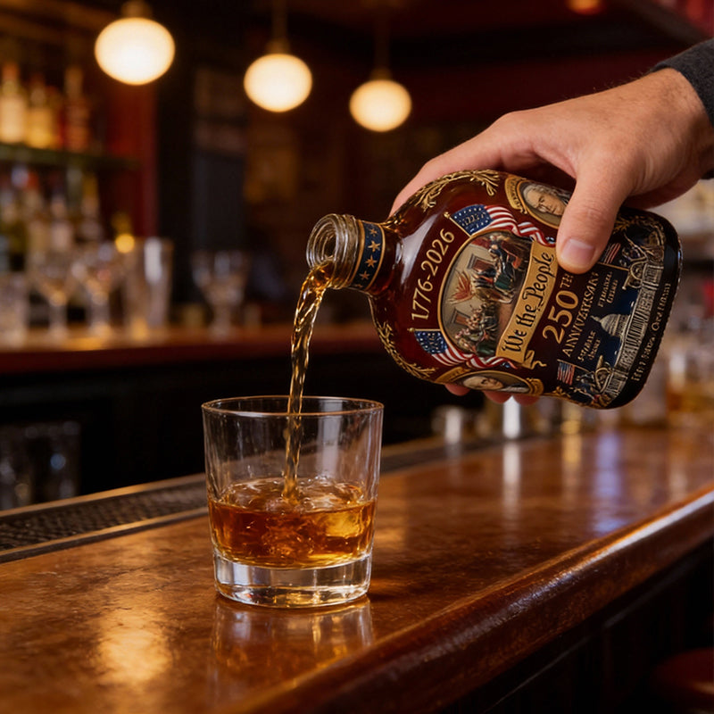 🚨 Last Day! 60% OFF — U.S. 250th Anniversary Whiskey Bottle 🥃🇺🇸