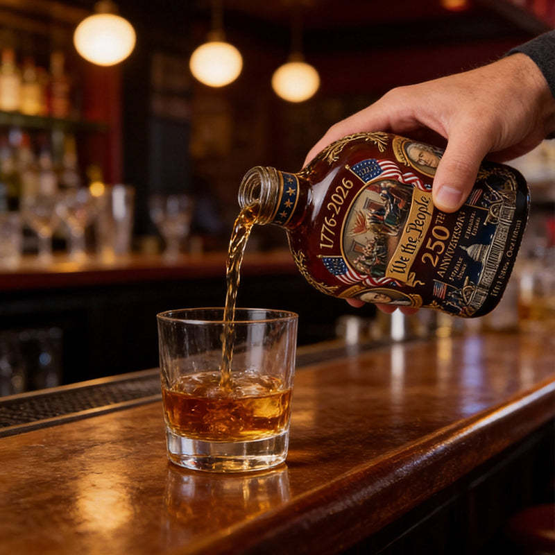 🚨 Last Day! 60% OFF — U.S. 250th Anniversary Whiskey Bottle 🥃🇺🇸