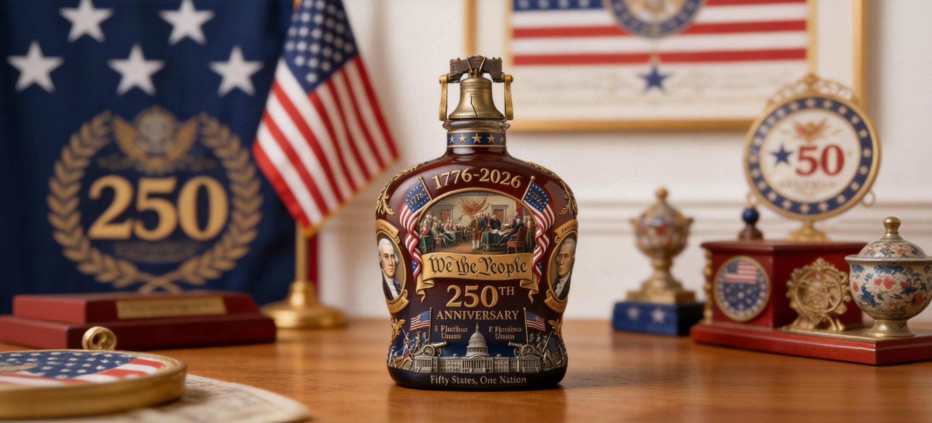 🚨 Last Day! 60% OFF — U.S. 250th Anniversary Whiskey Bottle 🥃🇺🇸
