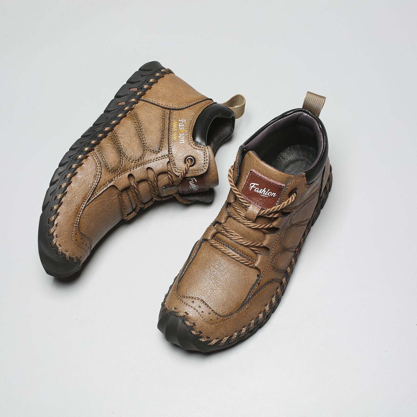 Last Day 60% OFF🔥⏱️New Arrival Promotion⏱️🔥Men's Casual Leather Good Arch Support & Non-slip Outdoor  Breathable Walking Shoes