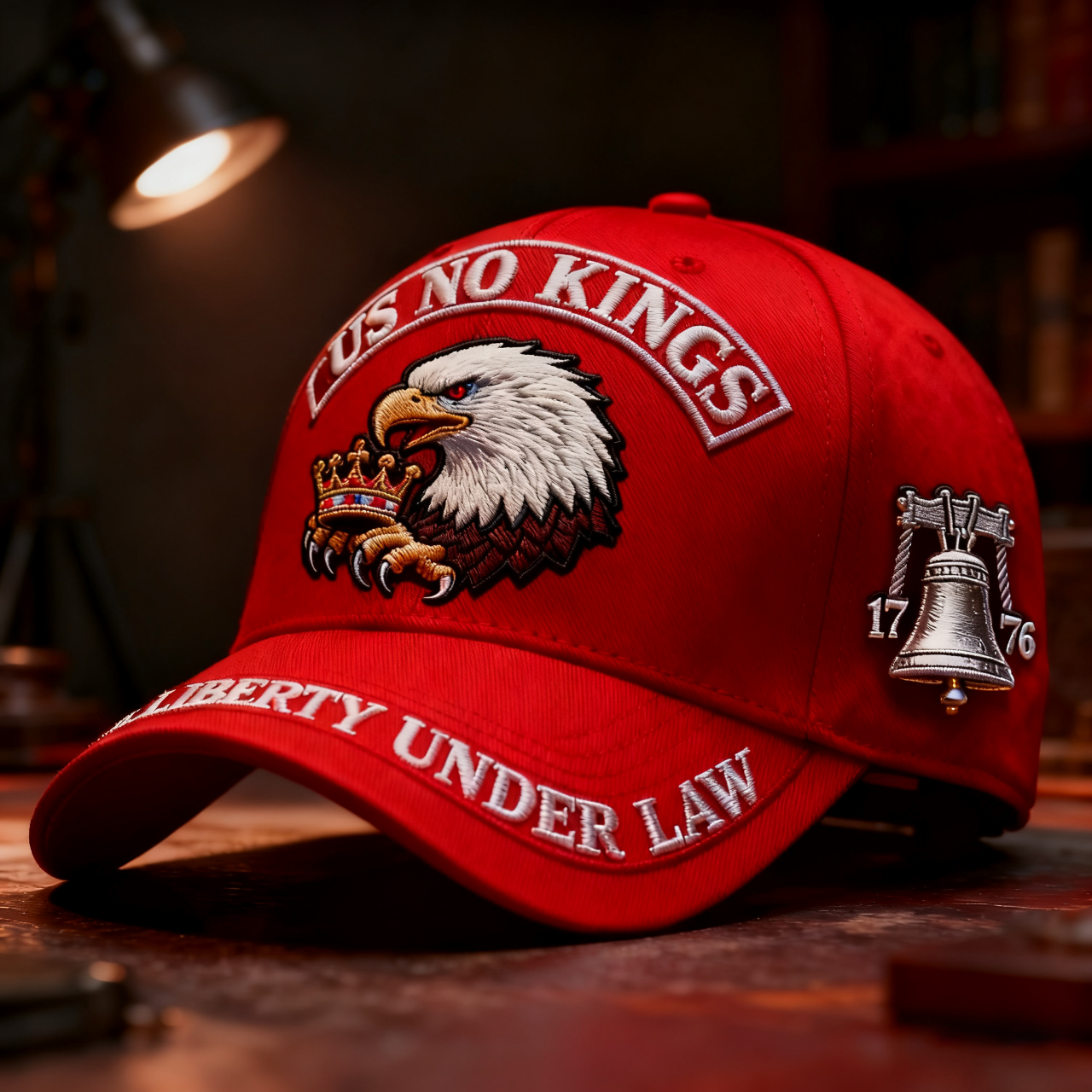 America No Kings  Baseball Cap