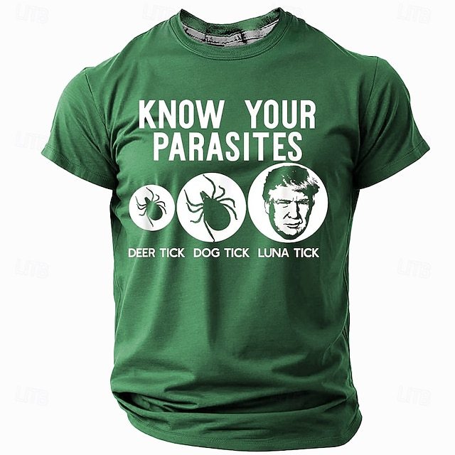  Men's Funny Slang T Shirt Short Sleeve T shirt 3D Print Crew Neck Shirt Fashion Daily Street Daily Clothing