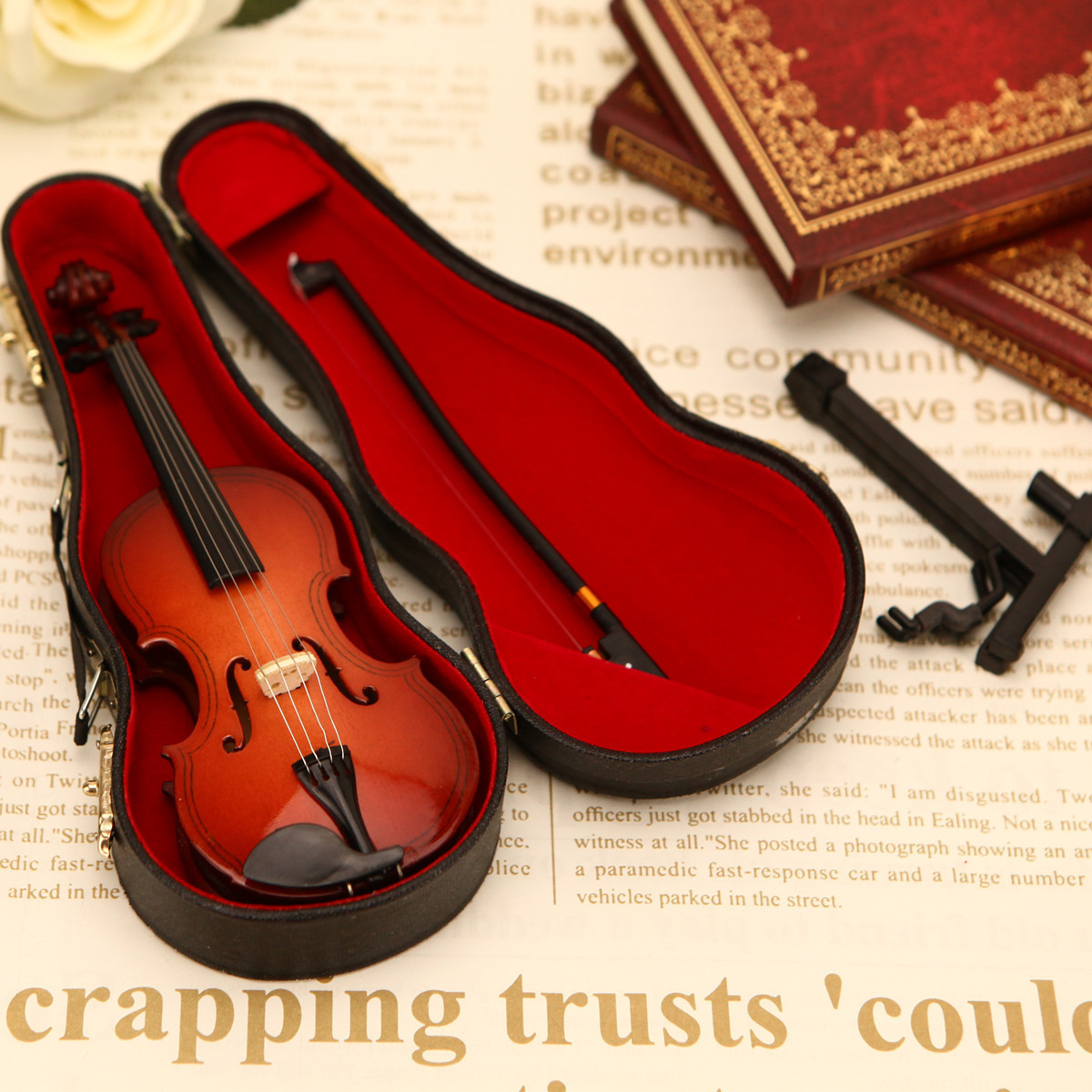 ✨Playable Tiny Violin Figurine