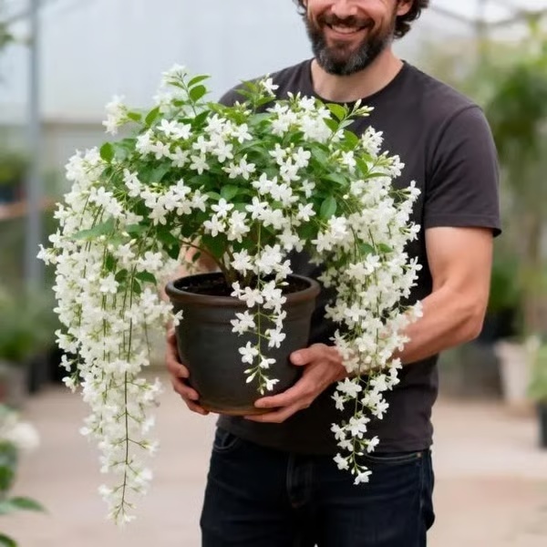 🔥Last day clearance🌷Climbing Silver Jasmine Seeds🌸 For Natural Fragrance Haven