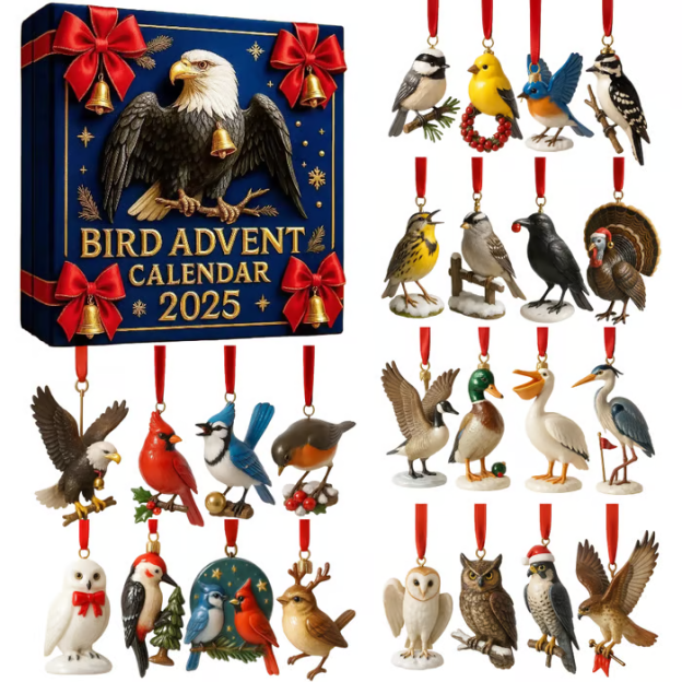 🔥Last Day 50% OFF -🎄2025 Bird Advent Calendar🦅