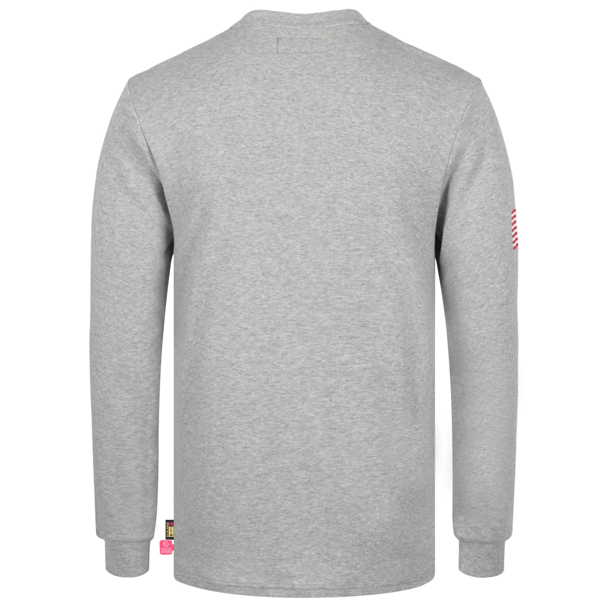 7oz Midweight Flame Resistant Flag/Skull Print Henley T-Shirts NFPA2112 CAT2