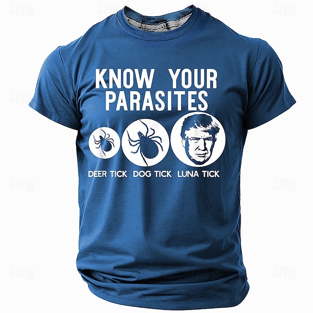  Men's Funny Slang T Shirt Short Sleeve T shirt 3D Print Crew Neck Shirt Fashion Daily Street Daily Clothing