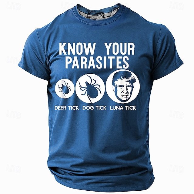  Men's Funny Slang T Shirt Short Sleeve T shirt 3D Print Crew Neck Shirt Fashion Daily Street Daily Clothing