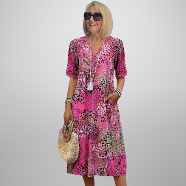 Evelyn - Short Sleeve Summer Dress