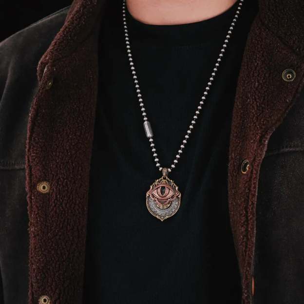 👁️‍🗨️Handmade Tarot Vision Pendant: Connect to Cosmic Wisdom Anytime(Cheat Sheet Included)