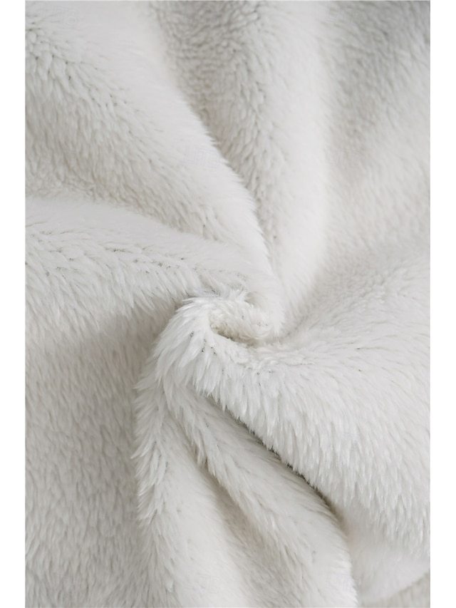 Women's Pajamas Set Fleece Lined 2 Pieces Sweatshirt Tracksuits Loungewear Set Pyjamas Fleece Fluffy Long Sleeve Top and Pant Text Print Comfort Casual Home Wear Drawstring Solid Cozy Winter