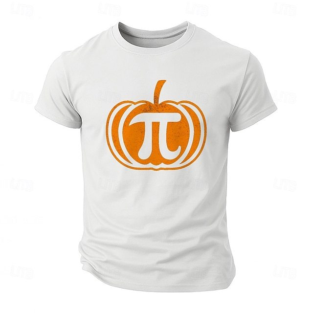 Halloween Men's Funny T Shirt Short Sleeve T shirt 3D Print Crew Neck Shirt Exaggerated Designer Horror Party Street Holiday Black White Blue Summer Spring All Seasons Clothing Apparel