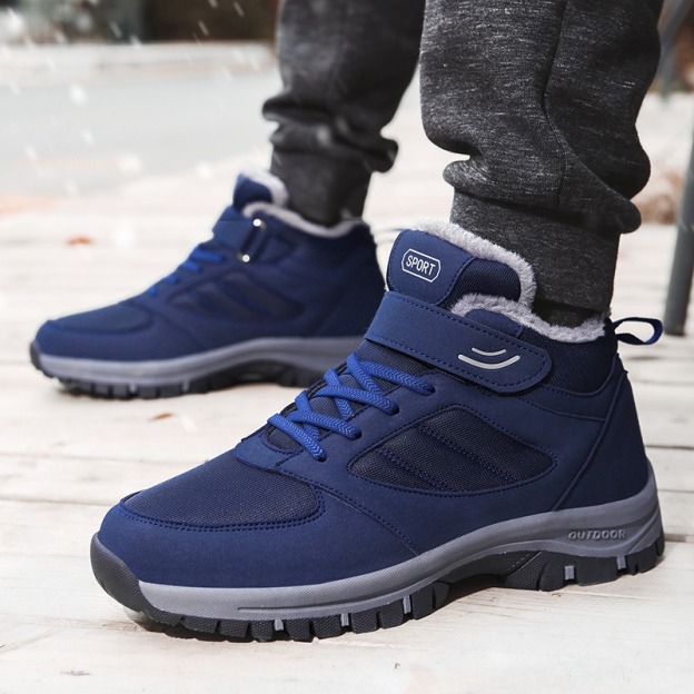 SnowStride™ Winter Snowy Villi Leather Thermal Boots