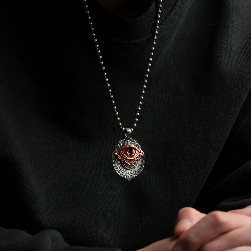 👁️‍🗨️Handmade Tarot Vision Pendant: Connect to Cosmic Wisdom Anytime(Cheat Sheet Included)