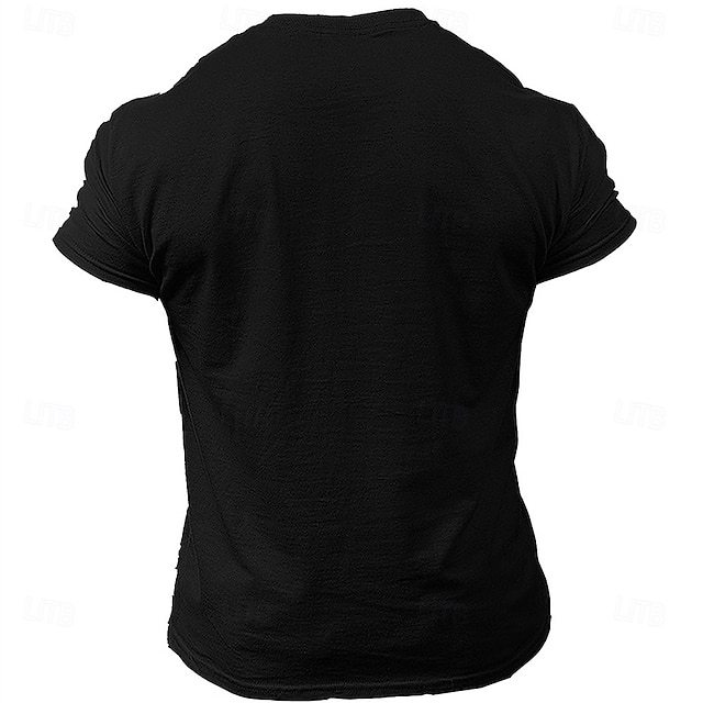 Men's Funny Slang T Shirt Short Sleeve T shirt 3D Print Crew Neck Shirt Fashion Daily Basic Street Casual Daily Black Blue Green Summer Spring All Seasons Clothing Apparel