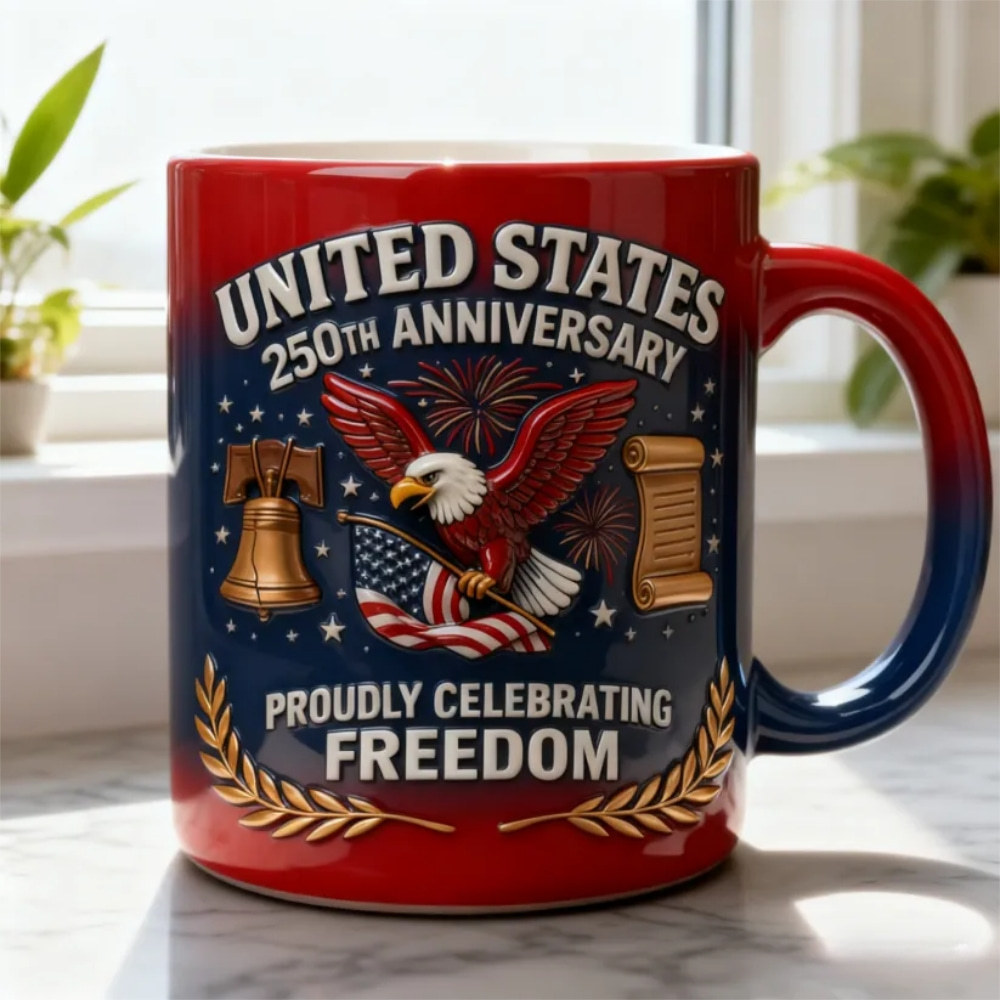 Limited Edition 2026🦅 United States 250th Anniversary – Proudly Celebrating Freedom Mug