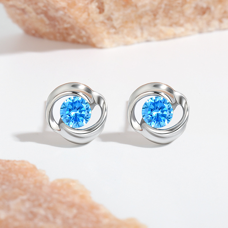 Romantic Ocean Heart Earrings