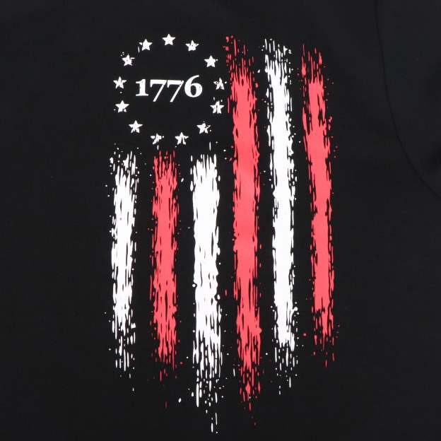 7oz Midweight Flame Resistant Flag/Skull Print Henley T-Shirts NFPA2112 CAT2