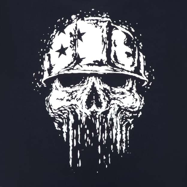 7oz Midweight Flame Resistant Flag/Skull Print Henley T-Shirts NFPA2112 CAT2