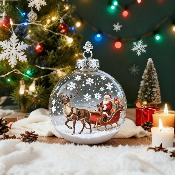 ​​🔥Last Day 49% OFF - Vintage Christmas Scene Bulb Ornaments