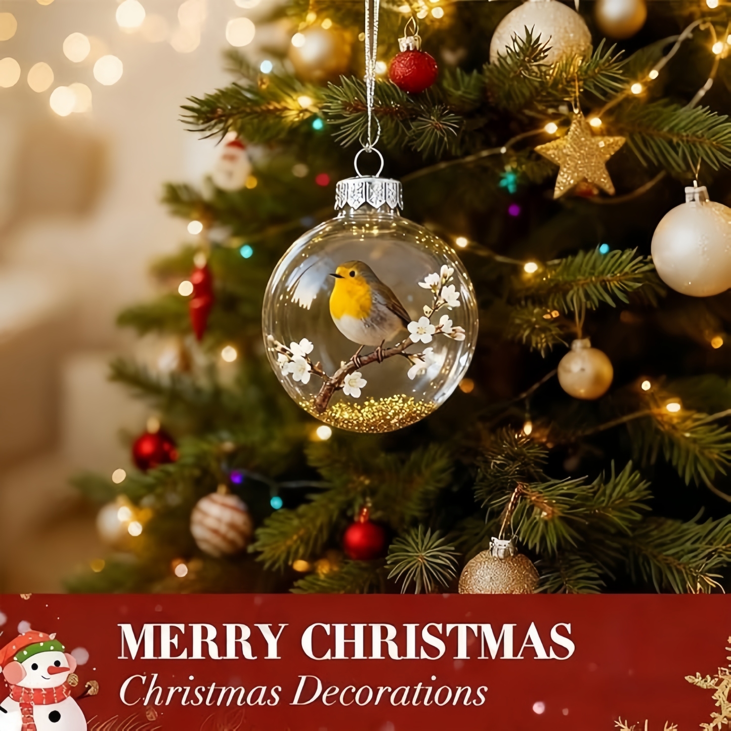 🐢2026 Marine & Forest Life Glass Decoration Collection Crystal Glass Ornament for Xmas Tree Memorial Gifts - Limited Edition 