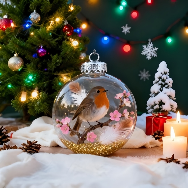 🐢2026 Marine & Forest Life Glass Decoration Collection Crystal Glass Ornament for Xmas Tree Memorial Gifts - Limited Edition 