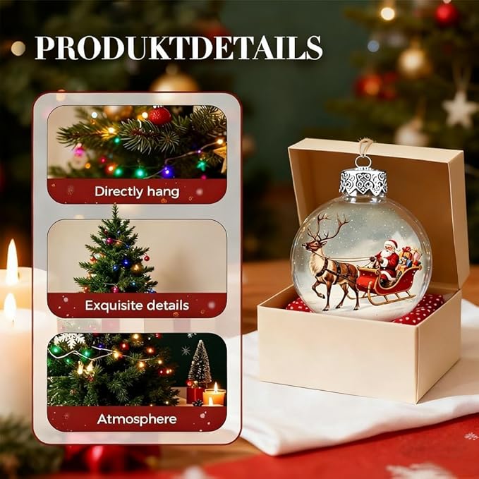 ​​🔥Last Day 49% OFF - Vintage Christmas Scene Bulb Ornaments