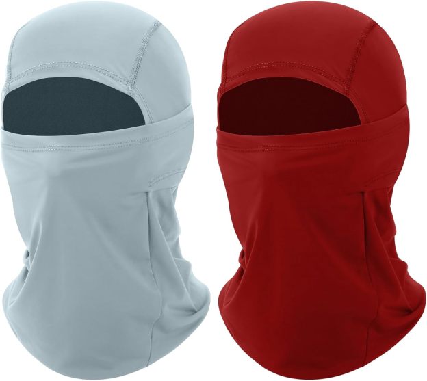 2 Pack Cooling Balaclava Summer Face Mask, UV Face Cover Sun Protection, Shiesty Full Face Masks for Men Motocycle Cycling