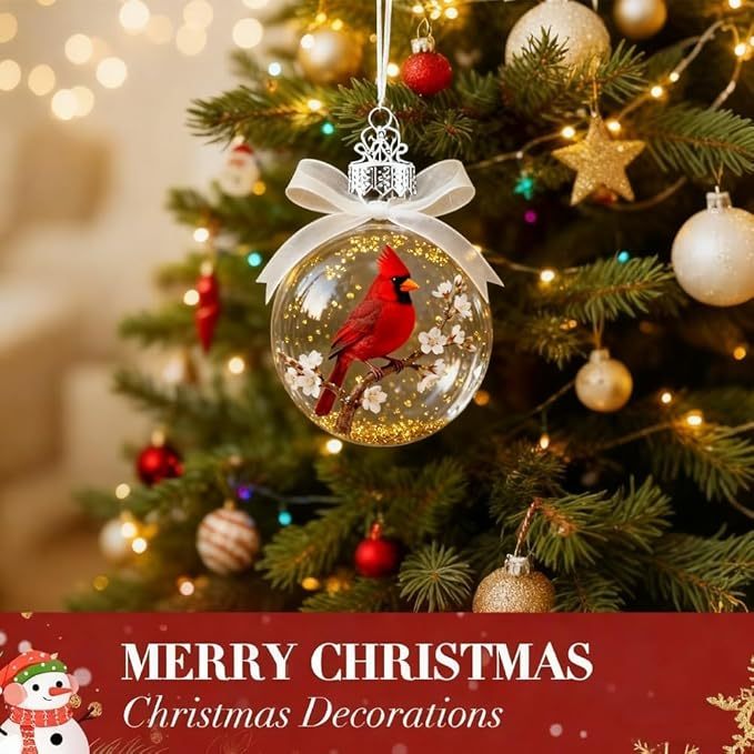 🔥LAST DAY 66% OFF-🐦Nature’s Birds Crystal Glass Ornament Set