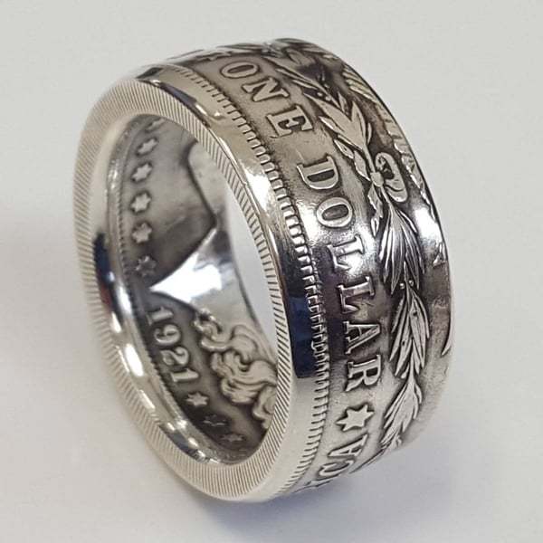 🎁1921 Classic Morgan Dollar Coin Ring