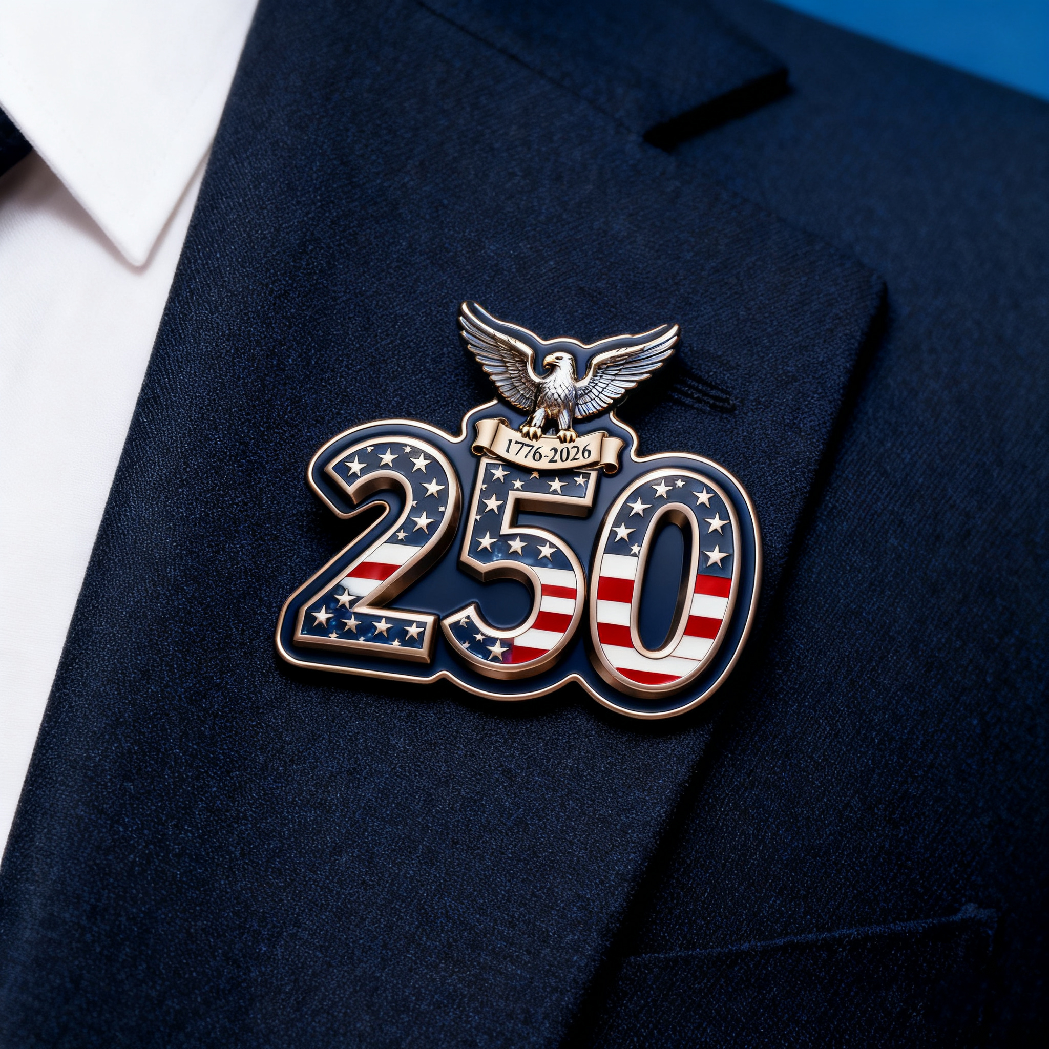 🇺🇸 250th Anniversary Commemorative Brooch