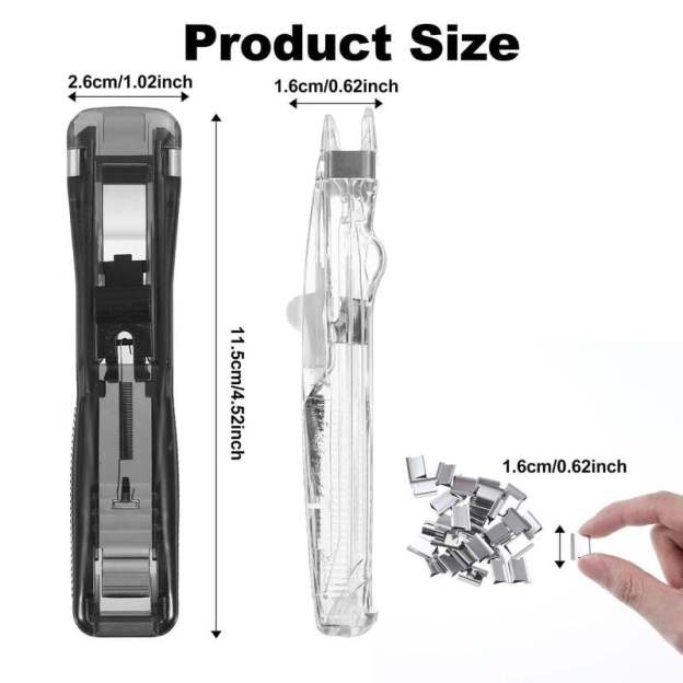 Portable Binder Clip Stapler
